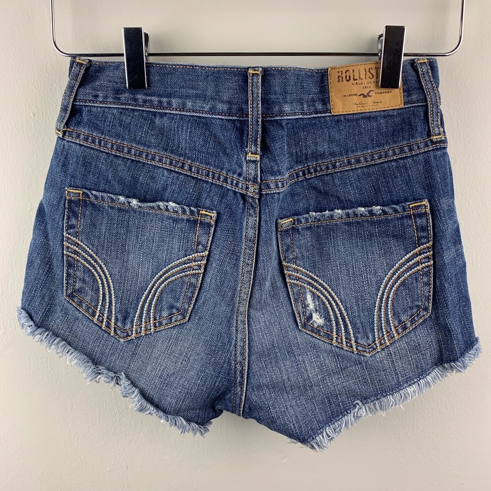 Hollister | Ripped Distressed Jean Shorts - Picture 2 of 6